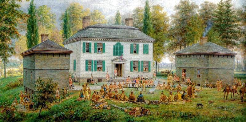 Iroquois conference at Johnson Hall