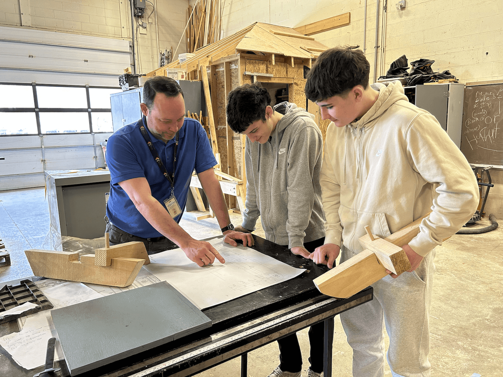 Students from the WSWHE BOCES Career & Technical Education program are bringing history to life through a unique hands-on project: constructing two full-scale replica sleds modeled after those used by Henry Knox to transport cannons from Fort Ticonderoga to Boston during the American Revolution.