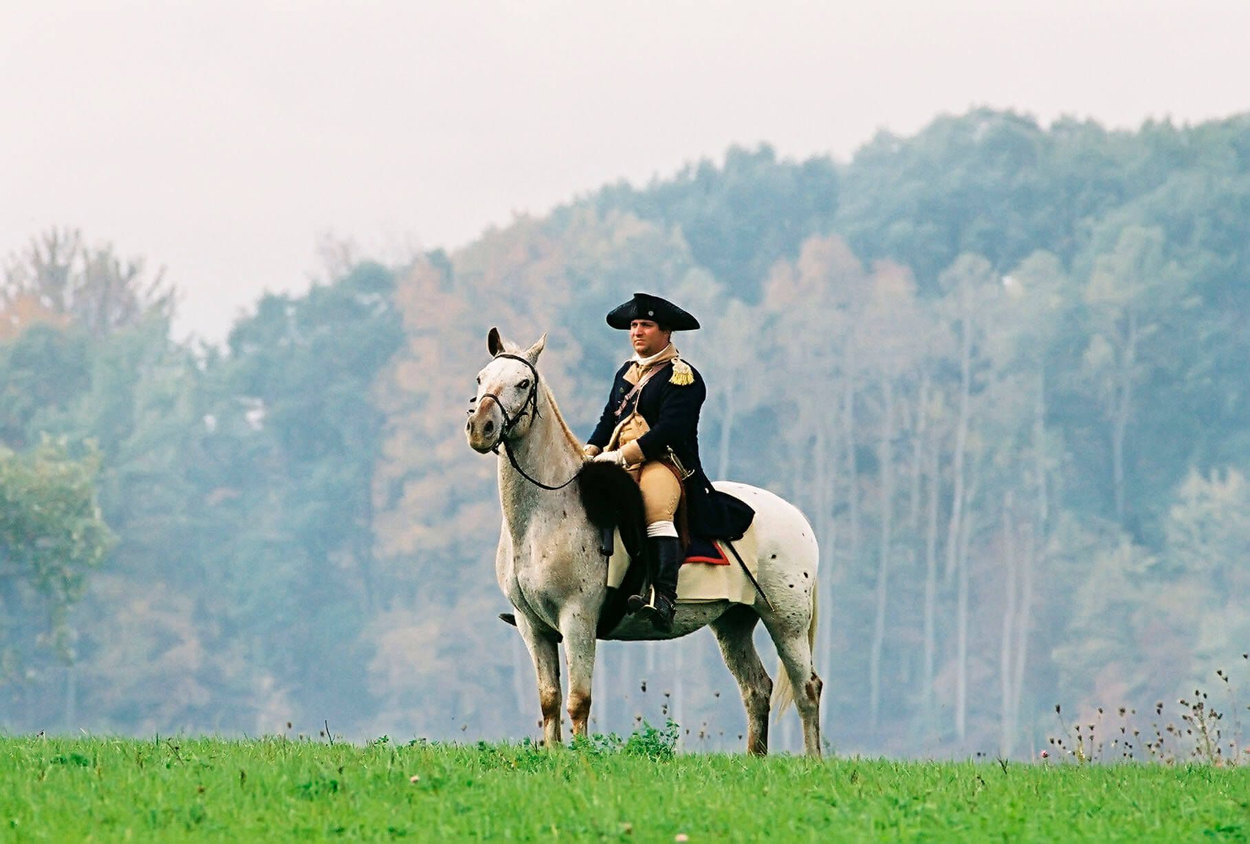 Battle reenactments photo from 2002. Credit: Ed Burke.