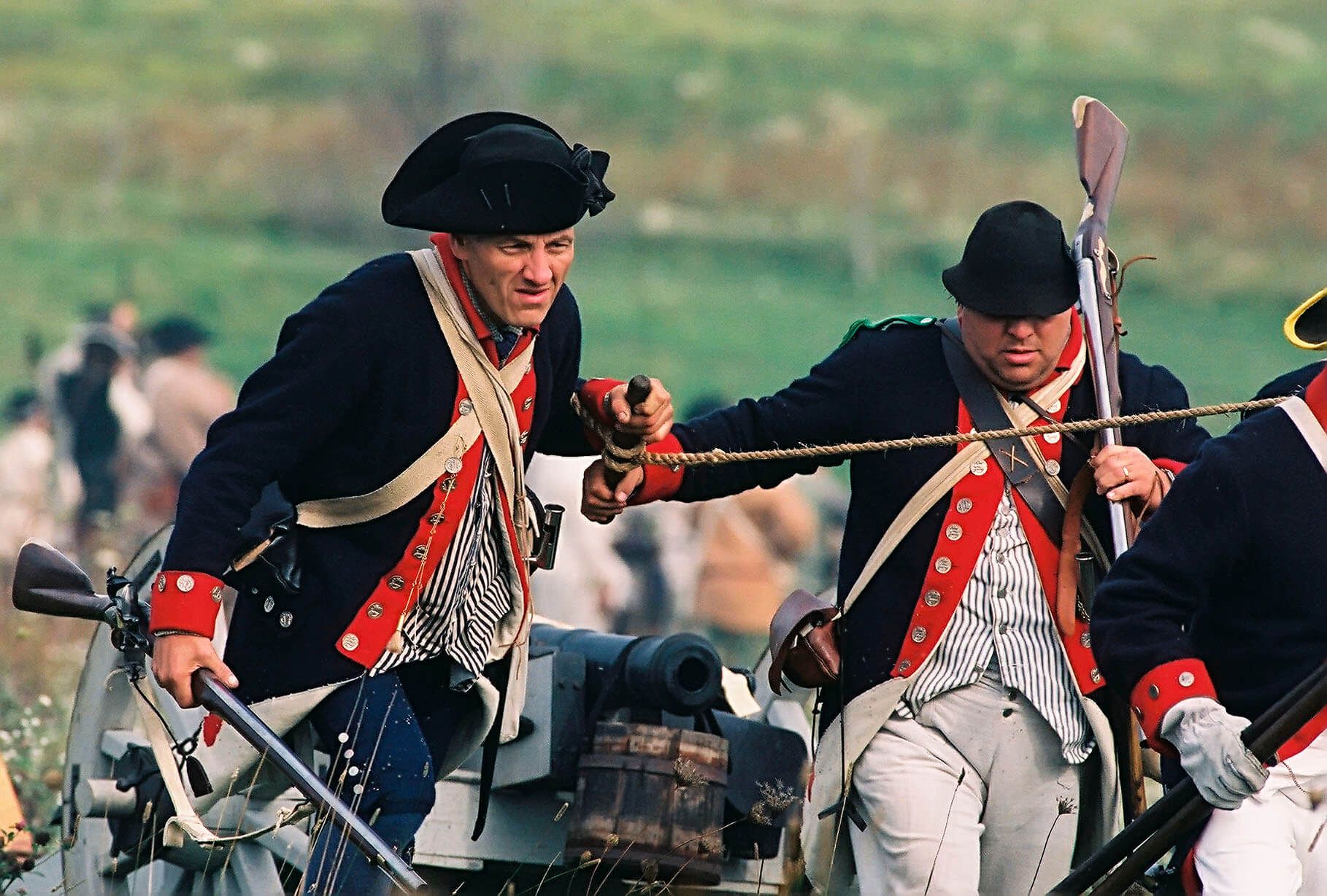 Battle reenactments photo from 2002. Credit: Ed Burke.