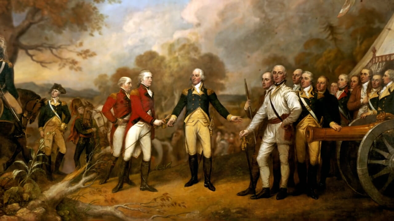John Trumbull's painting of the Surrender of General Burgoyne