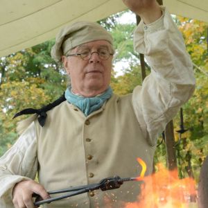 Jymm Hoffman - 18th cent blacksmith fire action